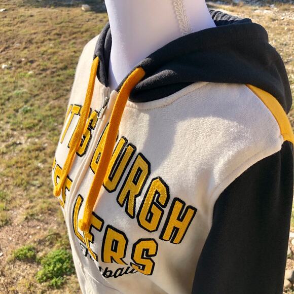 Pittsburgh Steelers Full-Zip Embroidered Hoodie Womens Size S NFL TEAM APPAREL - Picture 6 of 16